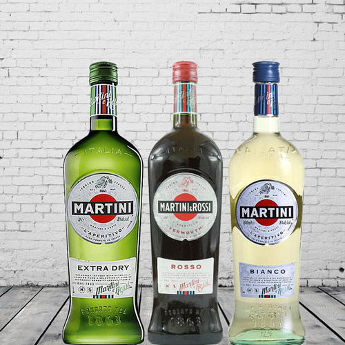 洋酒马天尼红威末酒1000ml