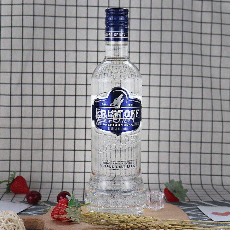 eristoff vodka法国进口洋酒 皇太子伏特加 傲士度夫伏特加 烈酒