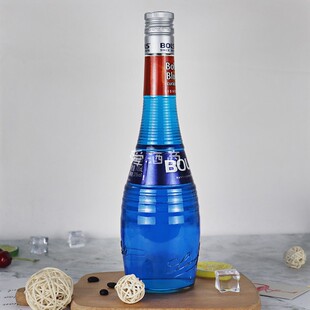 洋酒 波士蓝橙力娇酒 Bol's Blue Curacao 蓝橘酒 蓝柑酒 蓝香橙