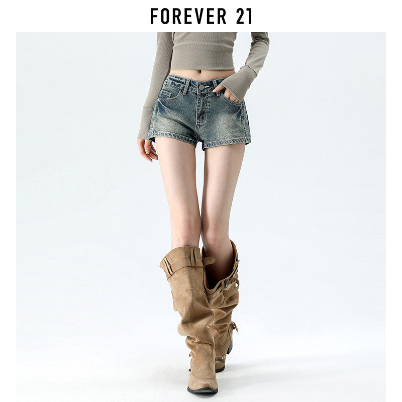 Forev21美式辣妹复古蓝