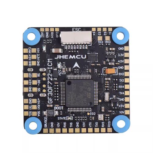 JHEMCU津航GF30F722-ICM FPV F7 飞控 双BEC 5V 10V OSD HD 3-8S