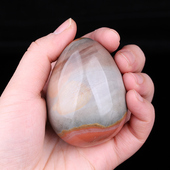 天然海洋石手把件 海洋碧玉玛瑙原石景观石奇石把玩件 一物一图