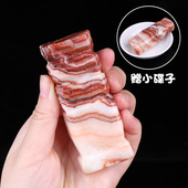 天然猪肉石原石五花肉景石观赏石奇石装 饰品手把件男士 把玩手握