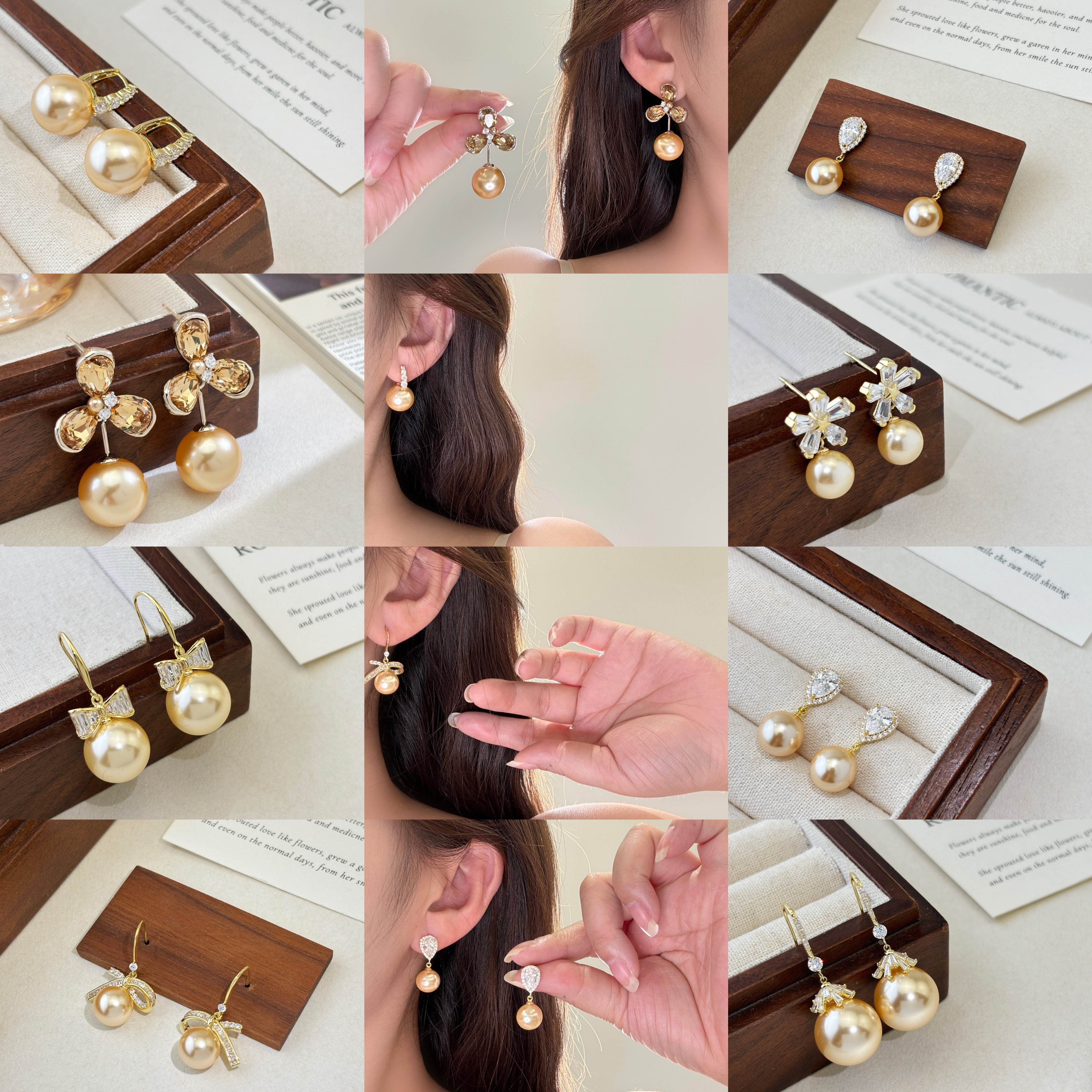 丽银耳饰新款爆款欧美风珍珠耳饰时尚耳钉