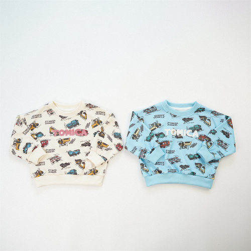 日系童装儿童字母卡美多卫衣