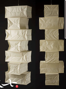 次七野口勇纸灯30P 楼梯间吊灯现代简约楼梯灯长吊灯楼梯专用挑空