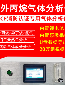 红外丙烷气体分析仪可燃CH4氢气分析仪CO检测仪实验室用3C认证