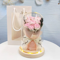 Розовая порошка девять+бабарные подарки карточка сумочки