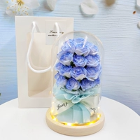 Сломанный ледяной синий 33+абажур с карточкой сумочки