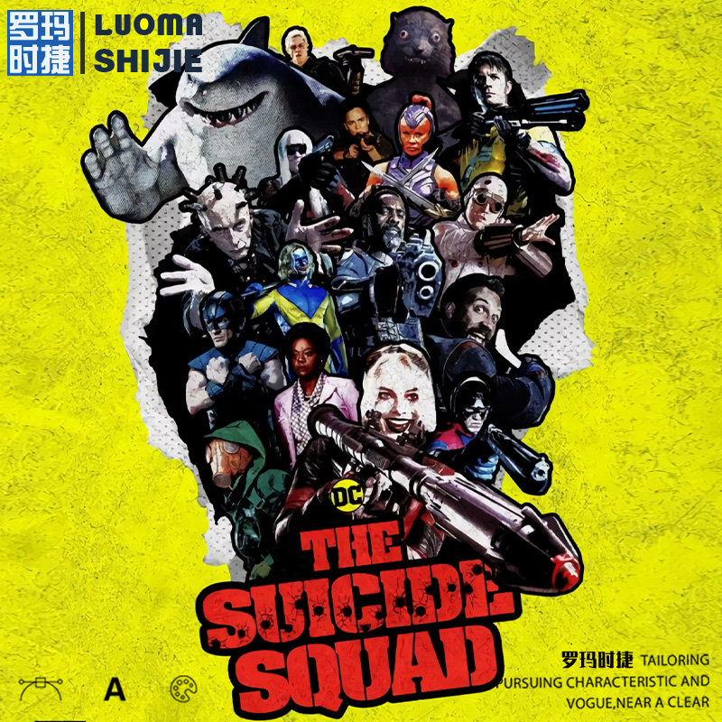 网红短袖t恤男 纳纳塞鲨鱼王休闲百搭短袖 x特遣队纯棉t恤男夏季