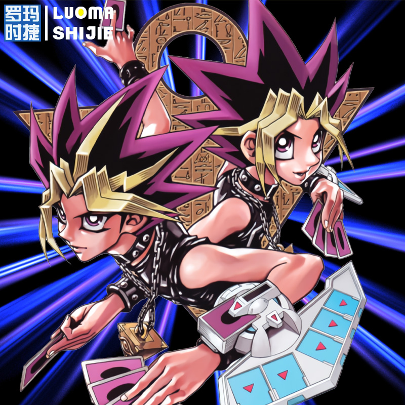 游戏王 武藤游戏 法老王暗游戏 动漫周边休闲百搭港风t恤男士潮牌