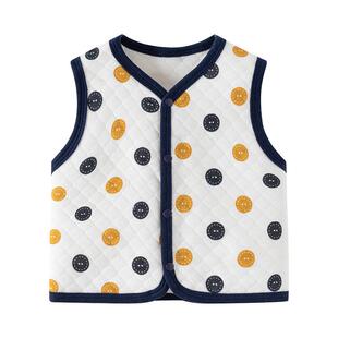 男女宝宝空气棉马甲春秋季新生婴幼儿薄棉保暖背心0-2岁加冷外套