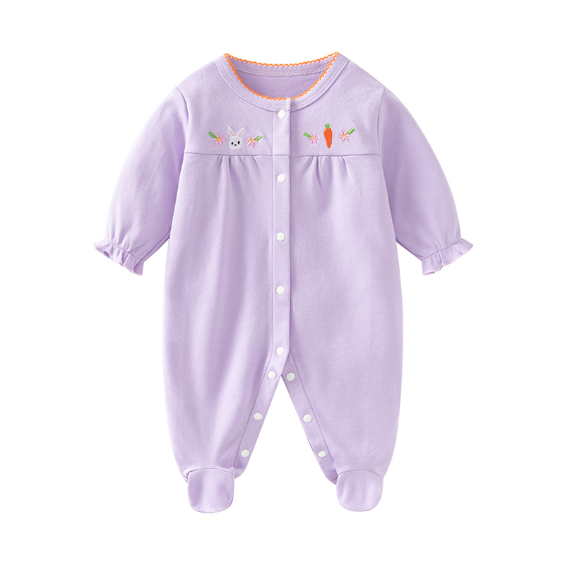 春秋款新生儿包脚连袜