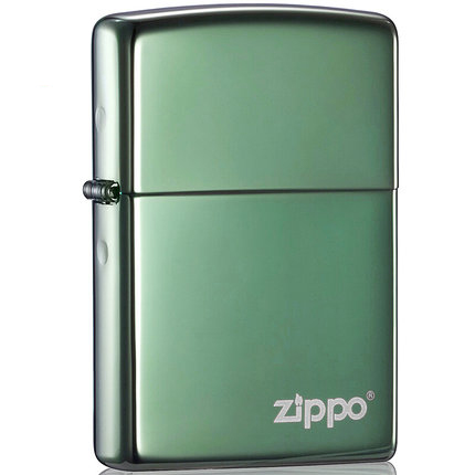 zippo正版绿冰标志定制打火机