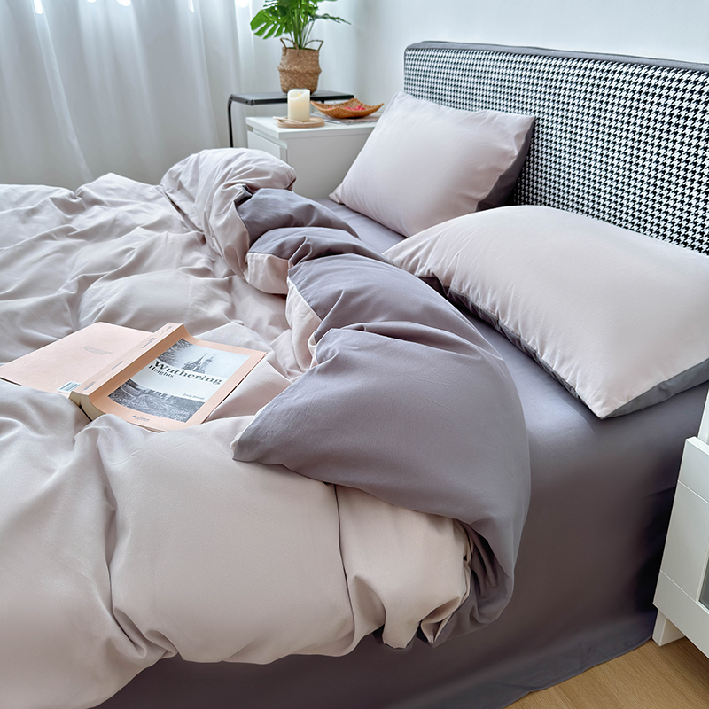 A类秋冬季全棉磨毛被套单件加厚