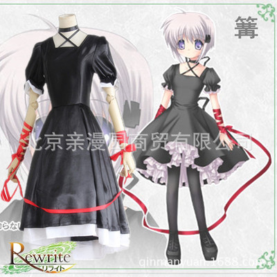 rewrite 键 篝 小篝 cos服 洛丽塔连衣裙 cosplay动漫服装