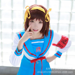 凉宫春日 漫展万圣节年会节日派对cosplay 忧郁凉宫团长女裙