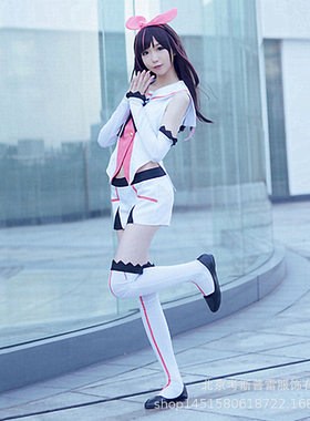 VR虚拟偶像人工智能Kizuna Ai绊爱衣服漫展水手服cosplay服装