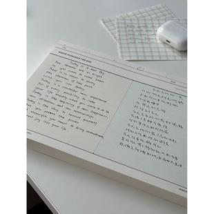 mormor | colorful系列乐章 B5法文格拍纸本横版简约本子双面异色