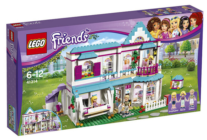 2017款乐高LEGO 41314 Friends 斯蒂芬妮的房子 儿童益智玩具