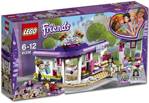 2018款乐高LEGO41336 好朋友系列 艾玛的艺术咖啡厅拼装积木