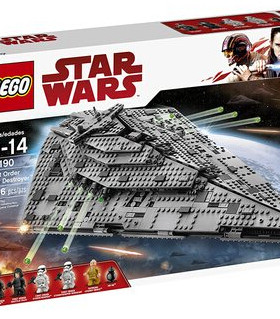 2017新款乐高LEGO 星球大战系列拼插Firt Orer歼星舰75190
