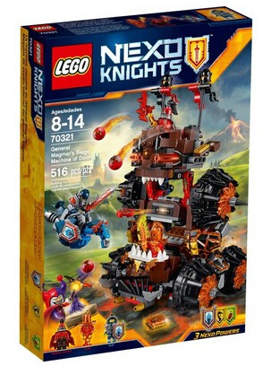 2016新款LEGO乐高  NEXO未来骑士团 70321 熔岩攻城车