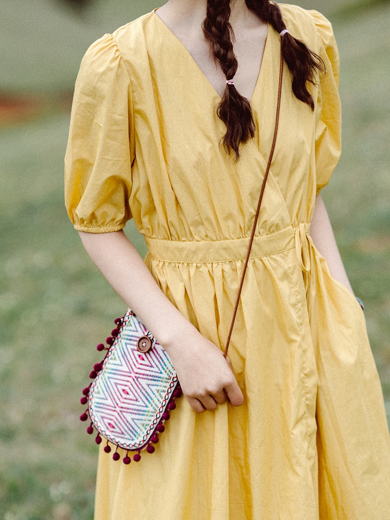 Ethnic style bag homemade coin purse bohemian style with small bag Messenger mobile phone bag all-match 2021 new