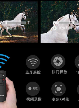 适用索尼无线快门线延时摄影拍照录像蓝牙遥控器A7C2 A7M5 6700