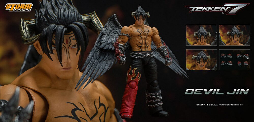 全新现货 storm toys 1/12 铁拳7 devil jin 恶魔风间仁 bntk05