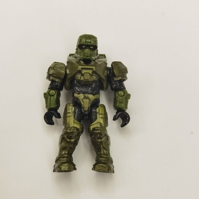 MEGABLOKS美高HALO光环GCM30绿色斯巴达散货人仔游戏周边积木玩具