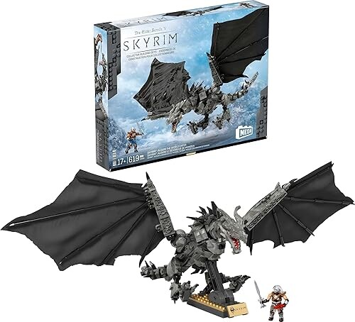 MEGABLOKS 美高美家宝 上古卷轴 世界吞噬者奥杜因 积木玩具周边