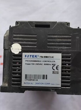 议价 永宏 FATEK FBs-60MAT2-AC PLC 件 可维修