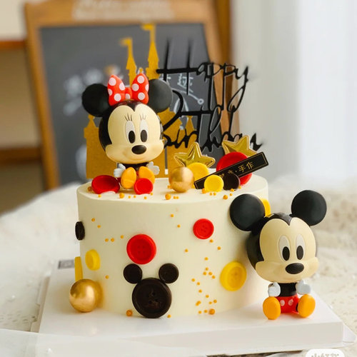 六一儿童节米妮小孩生日蛋糕