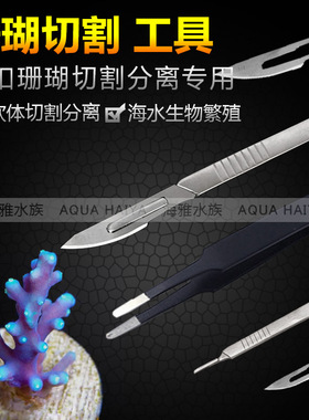 手套 珊瑚切刀 软体切割分离  纽扣刀 纽扣切刀 海水生物繁殖专用