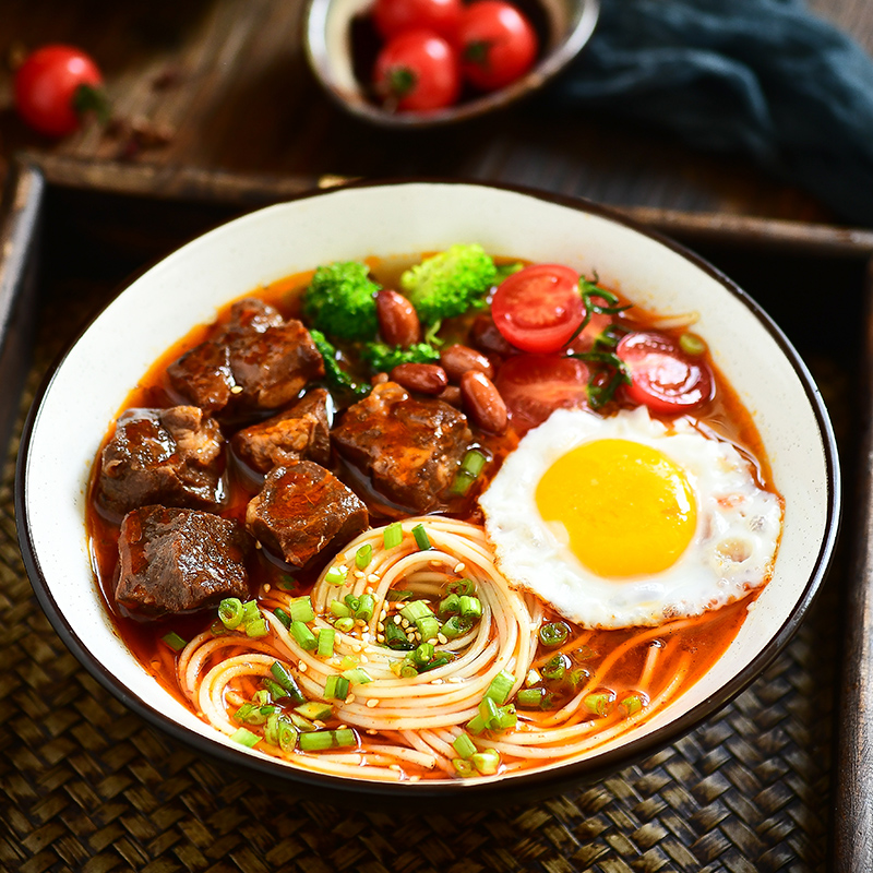 重庆八方食记红烧牛肉面方便