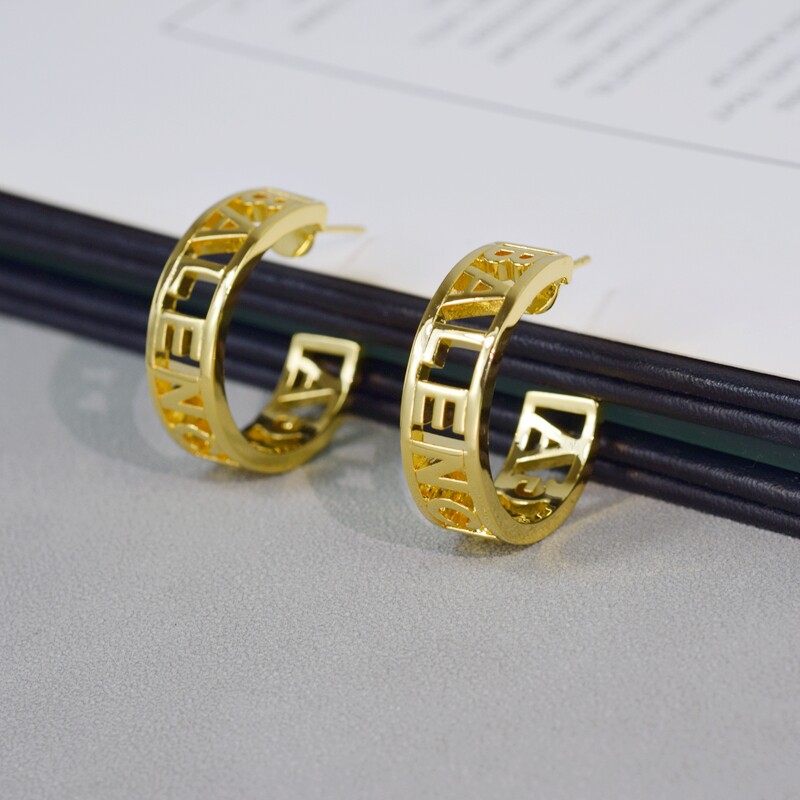 liumangxing日韩纯银针镀金
