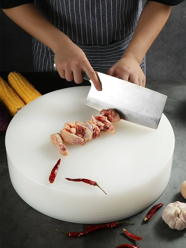 Школьная кухня кафетерия нарезающая доска вырезанная доска для резка доски рубца кости утолщенная и цветовая плита с помощью пластиковой пластиковой доски PE