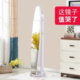 品伟 Современная и минималистичная крутящаяся коробочка для хранения для спальни, экологичное модное зеркало