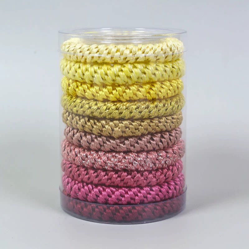 thumbnail for Knk Basic Hair Accessories, Braided Hair Ties, Thick High-Elasticity Ponytail Rubber Bands, Durable and Non-Tightening, Popular Online