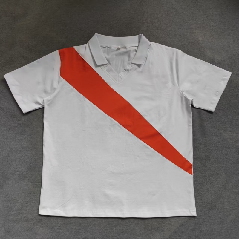 定做夏季男女校服同款运动短袖T恤衫白色拼橘红色V领短袖POLO衫