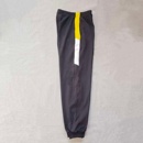 藏蓝色拼接亮黄白蓝宽条加绒裤 运动裤 子 同款 定做春秋冬男女校裤