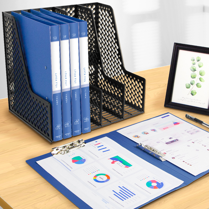 金得利单双强力文件夹带插袋设计