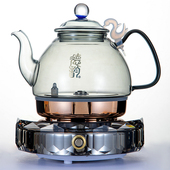 黑晶触控款 德韵茶艺壶 M1208A 涌泉底部上水电热水泡茶烧水保温