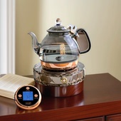 黑晶遥控款 德韵茶艺壶 M1208B 涌泉底部上水玻璃壶泡茶烧水保温