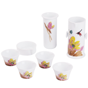 云火窑一壶四杯旅行茶具套装便携包随身户外简约迷你功夫茶具套装