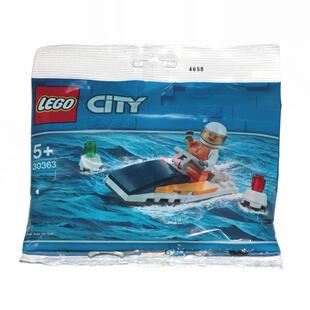 正品 乐高LEGO 城市系列 赛艇 L30363快艇 海警 袋装 拼砌包