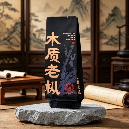 木质味老枞水仙武夷岩茶青苔味显正岩大红袍茶叶乌龙茶2泡品鉴装