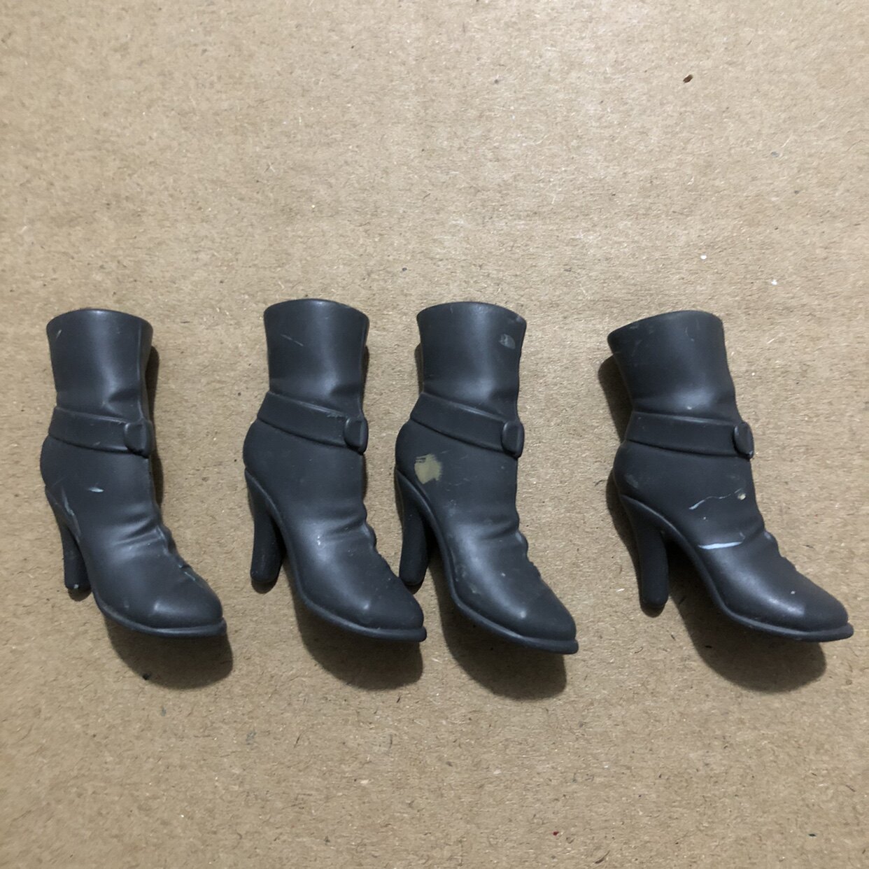 7元2只左脚鞋半成品正版散货断脚百搭补件手办磨改材料