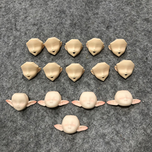 10元15个国版手办散货1/6半成品面雕脸涂装练手 改装材料非白模